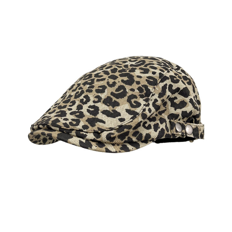 Wholesale Vintage Leopard Beret